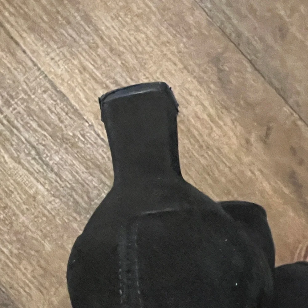 Vintage 90’s Stewart Weitzman Black Knee-High Suede Boots - Women